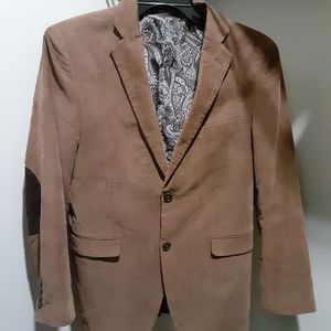 Adolfo Men's Brown Cotton Blazer